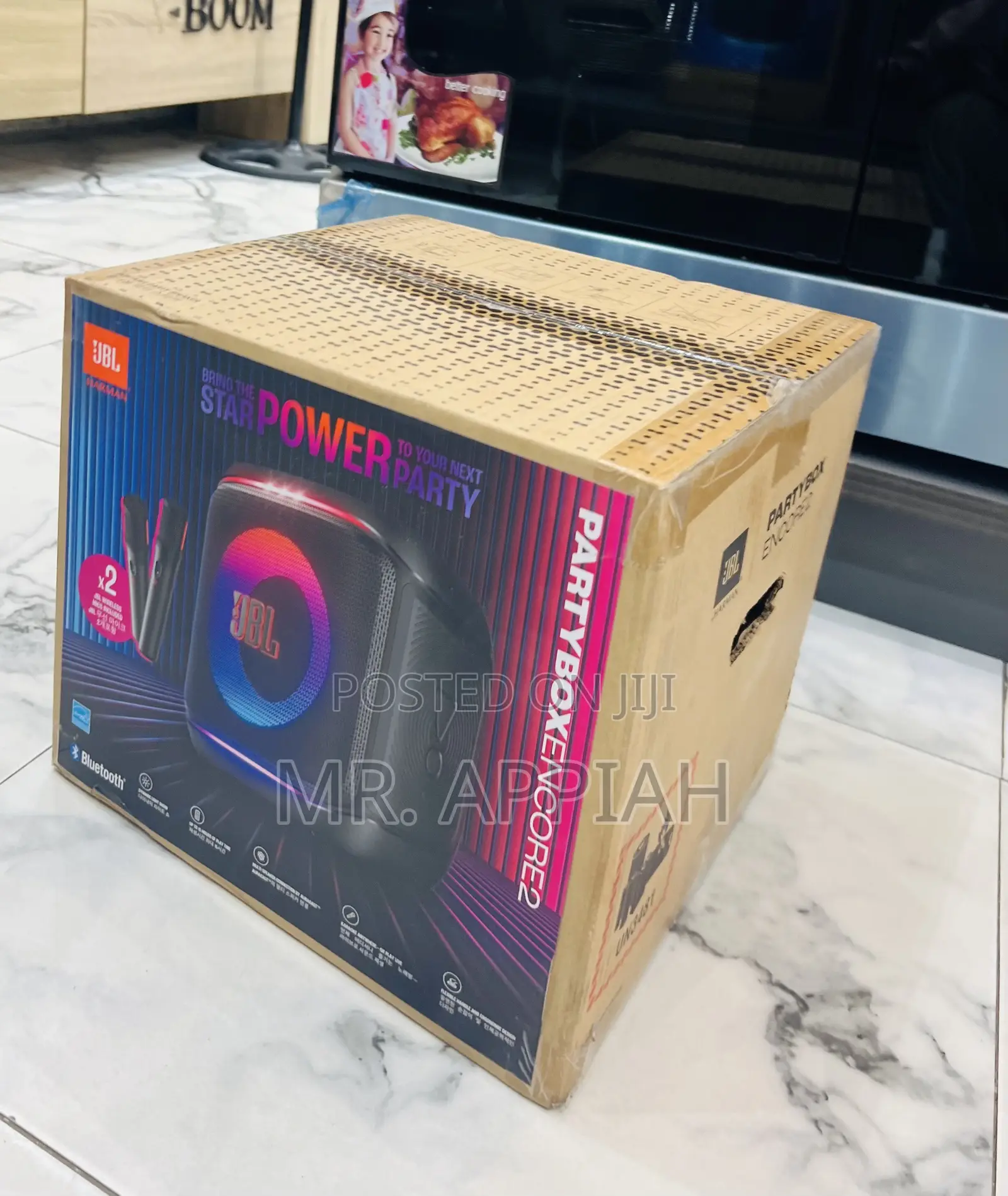 Extremely Durable JBL Encore 2 Wireless Speaker(Black).