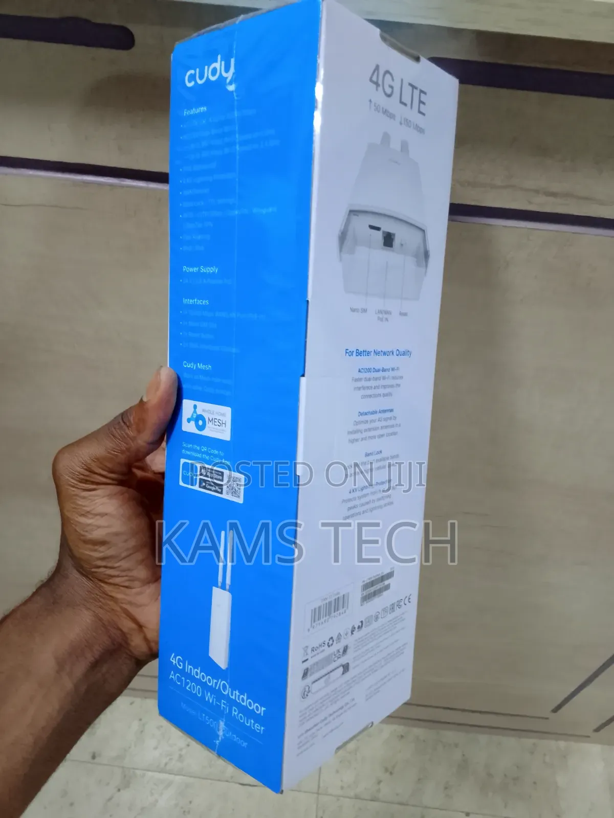 Cudy (Lt500) 4g Indoor/Outdoor Ac1200 Wifi Router