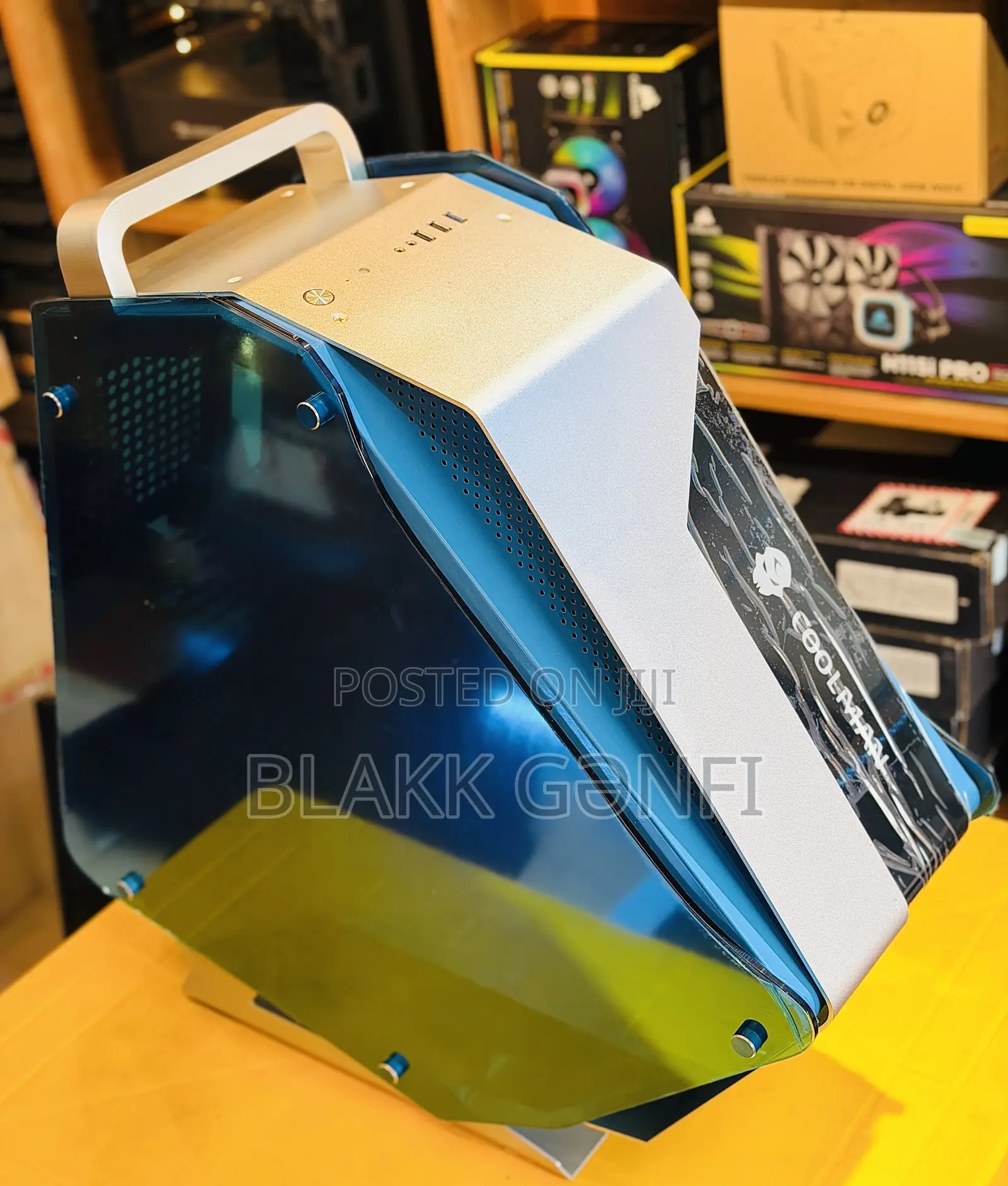 Unicom COOLMAN Dual Tempered Mirror Glass Gaming Case