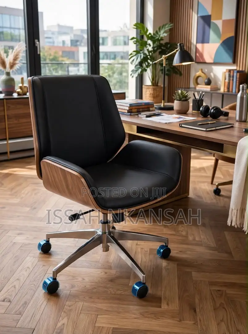 Luxury Ceo Wood Leather Chairs