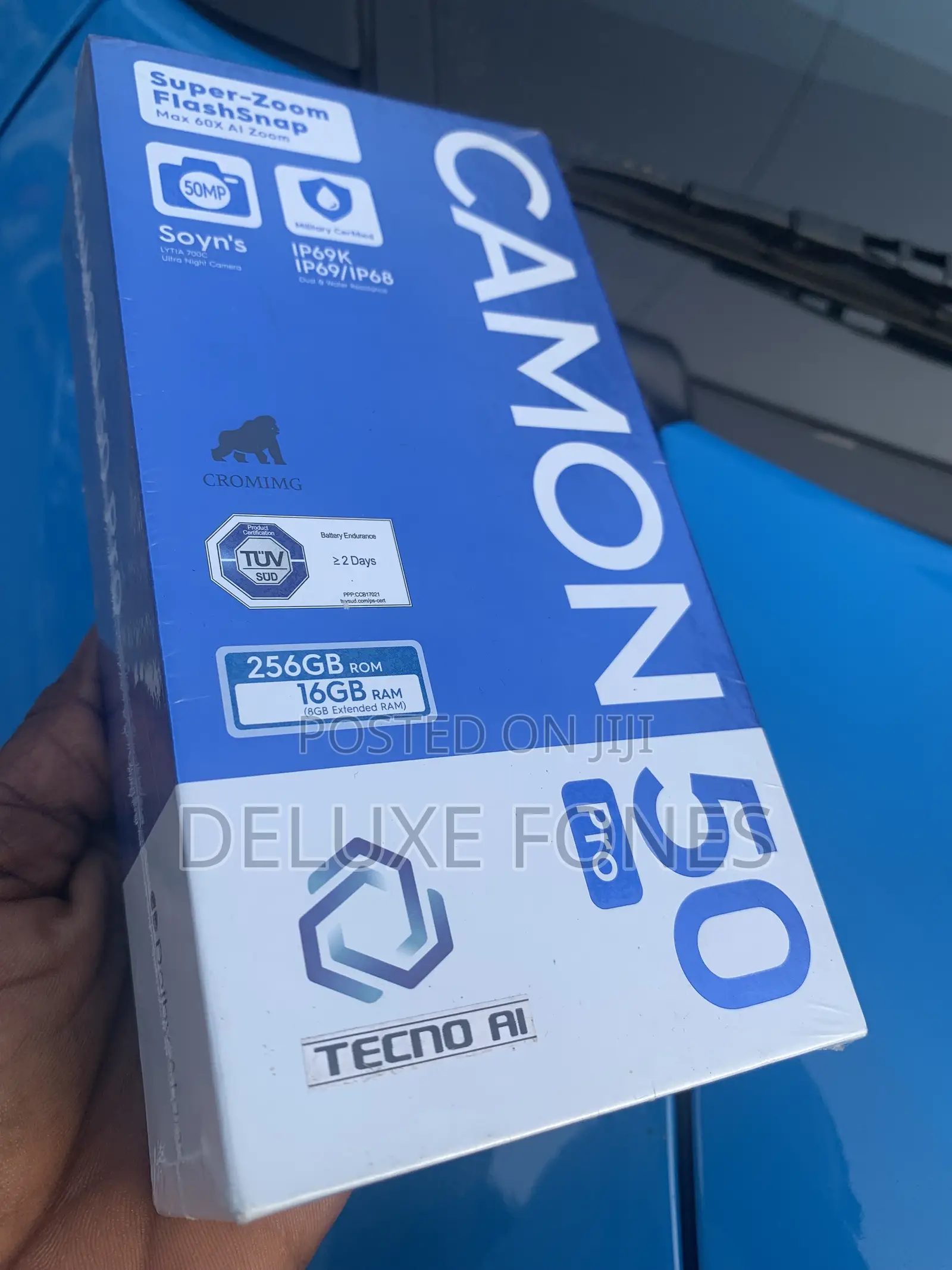 New Tecno Camon 50 Pro 256 GB Black
