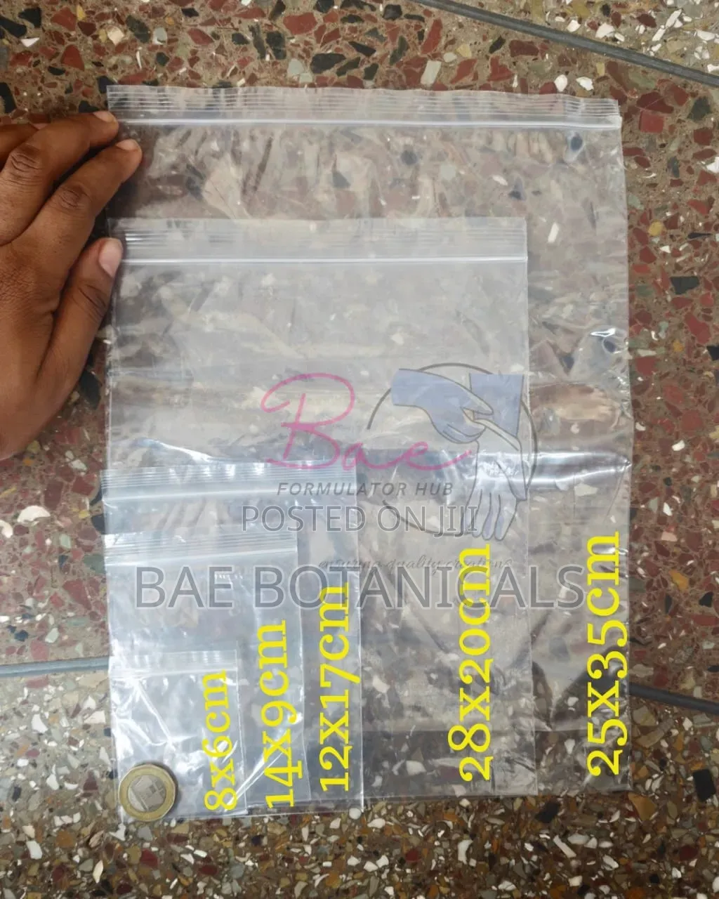 Ziplock Bags (Different Sizes) Pack of 100s