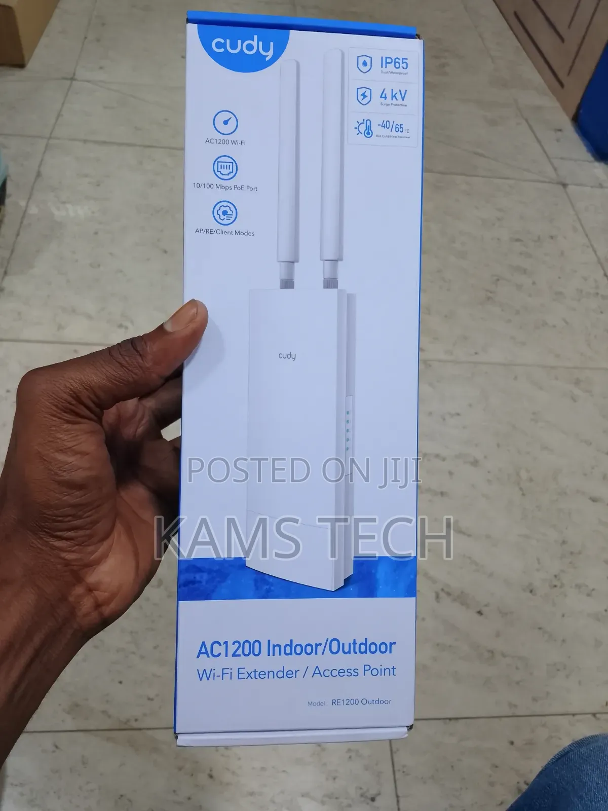 CUDY RE1200 Indoor/Outdoor Wi-Fi Extender/Access Point