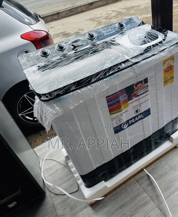 Extremely Durable Pearl 12kg Spin Dry Washing Machine(White)Top Load