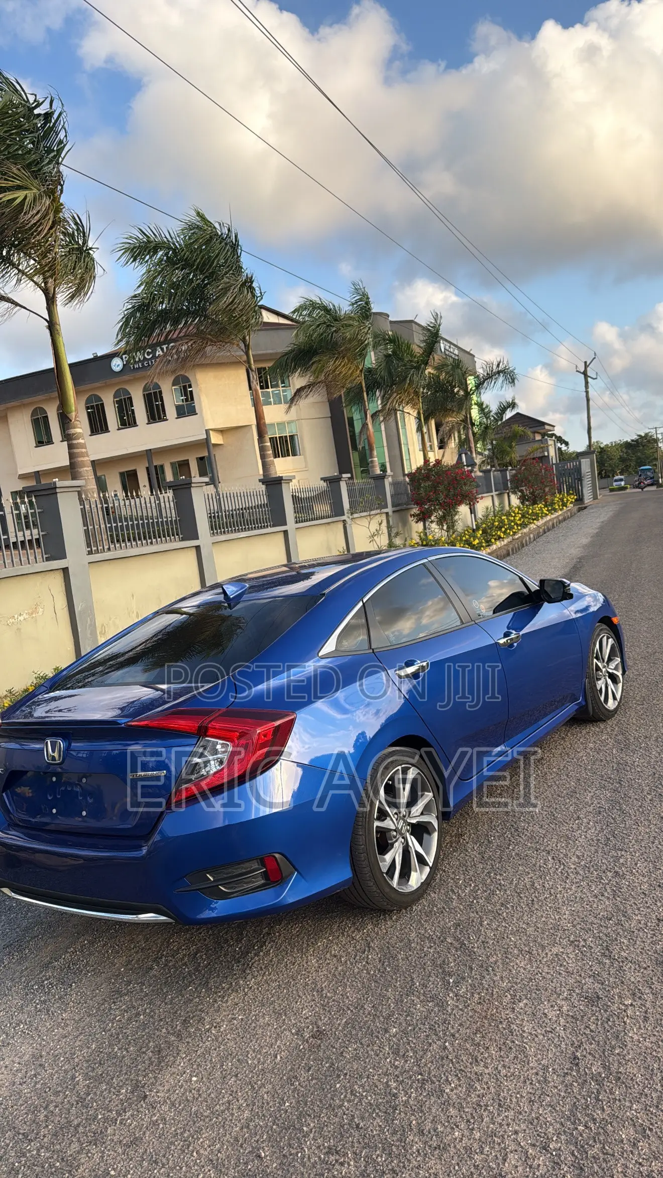 Honda Civic Touring Sedan 2019 Blue