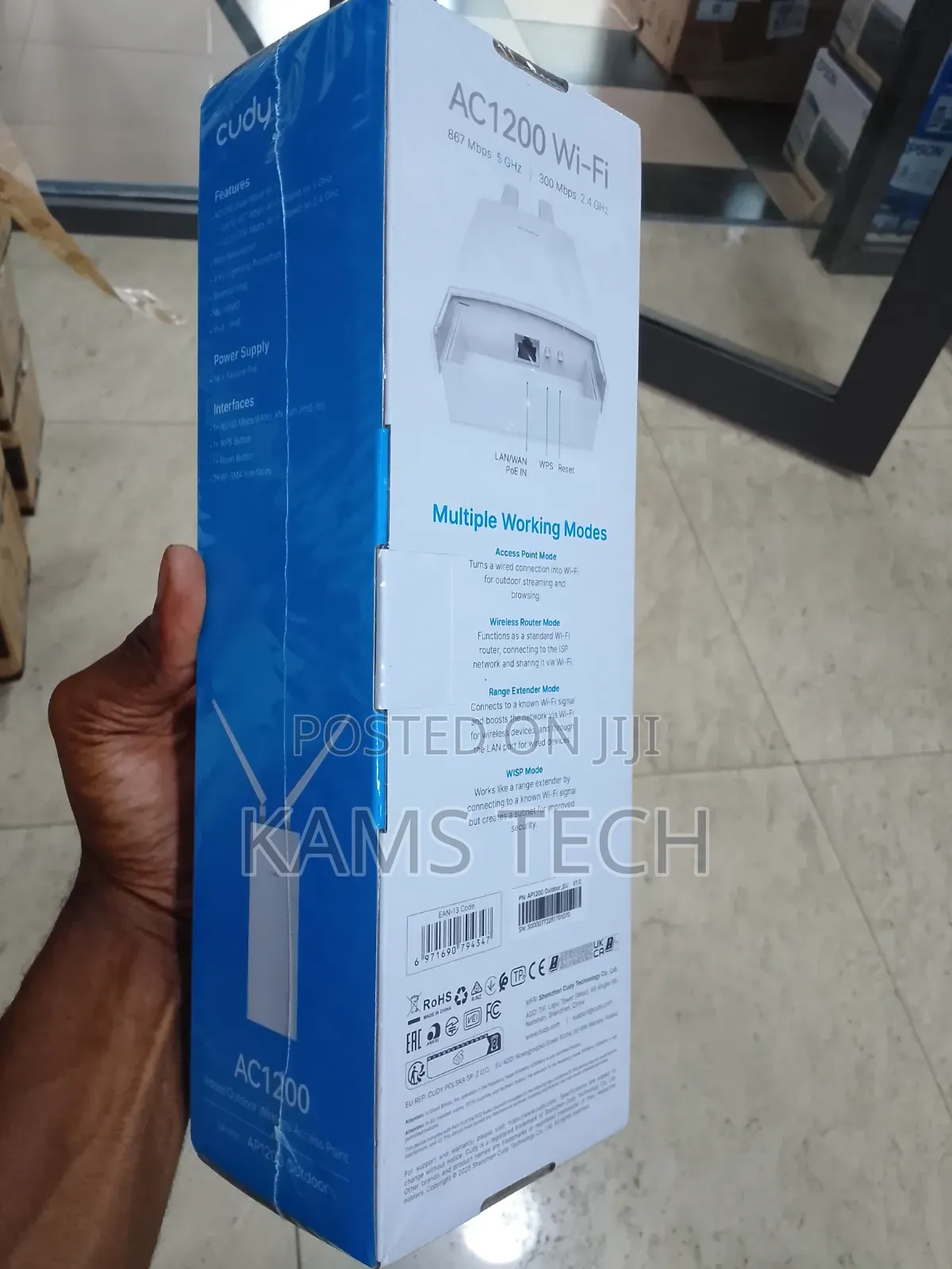 CUDY AP1200 Indoor/Outdoor Ac1200 Wireless AP