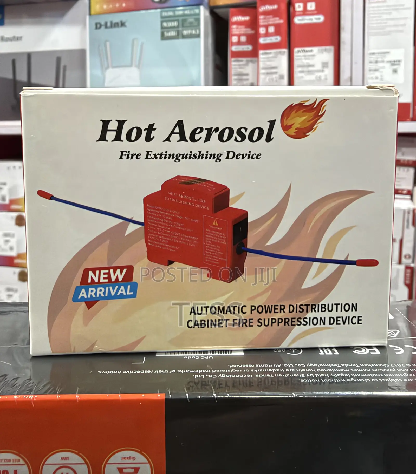 Hot Aerosol Fire Extinguishing Device