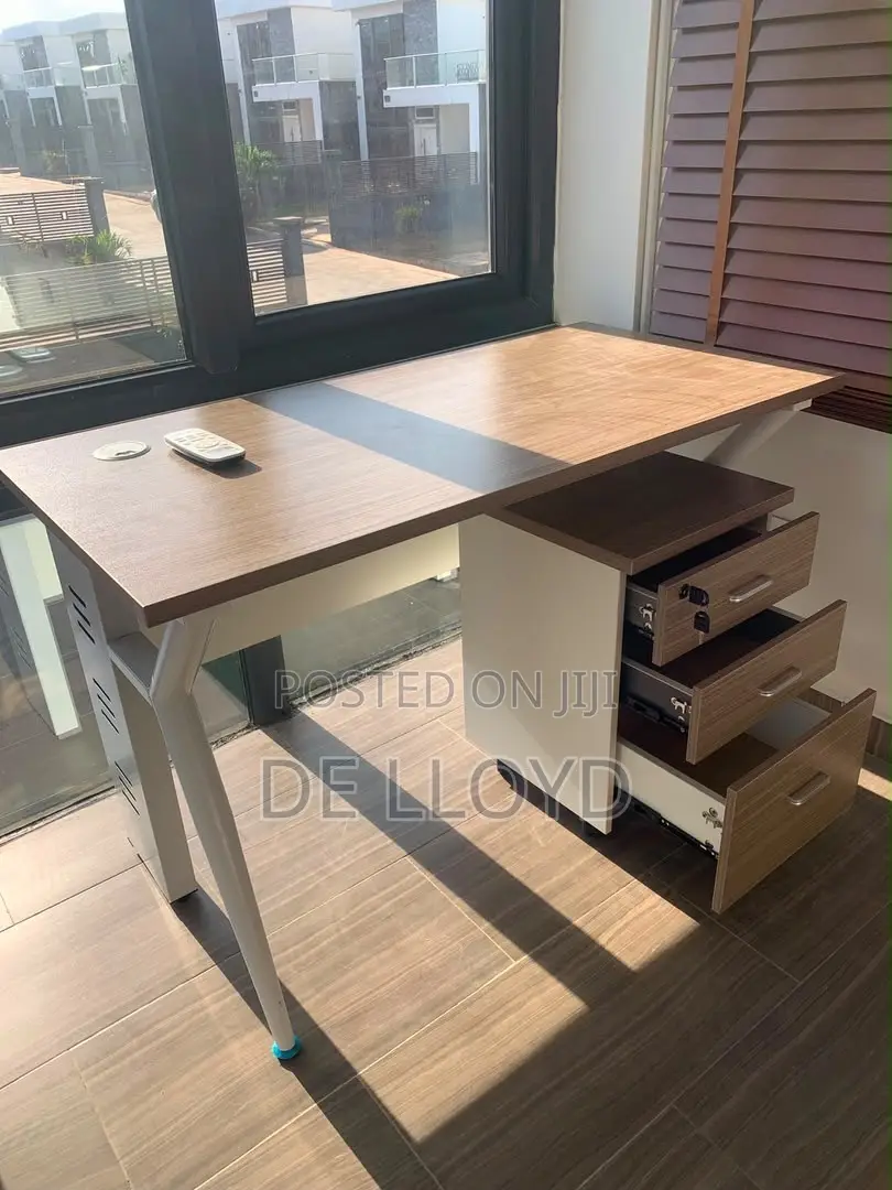 120 Cm by 60 Cm Table With Cabinets