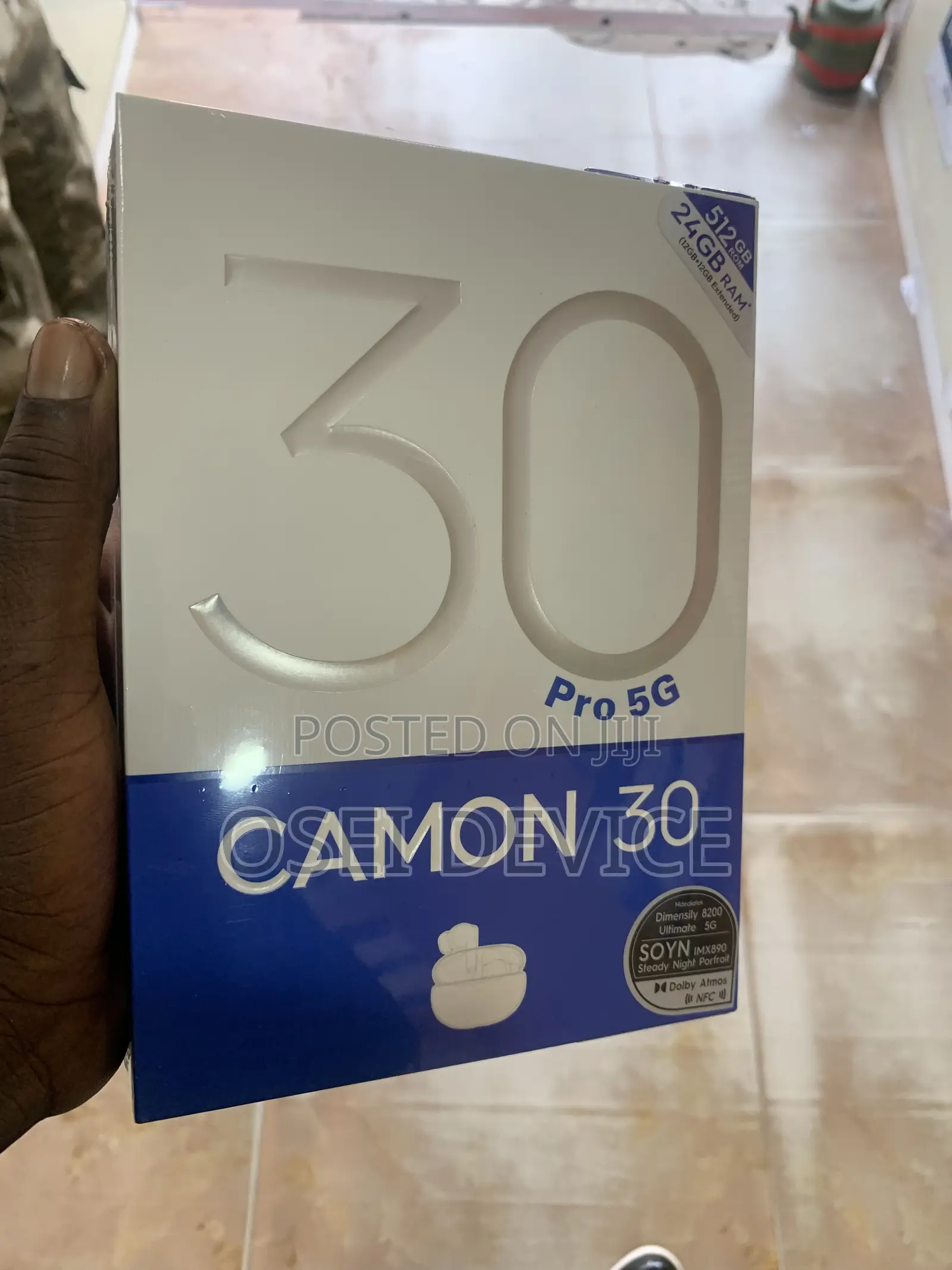 New Tecno Camon 30 Pro 5G 512 GB Black