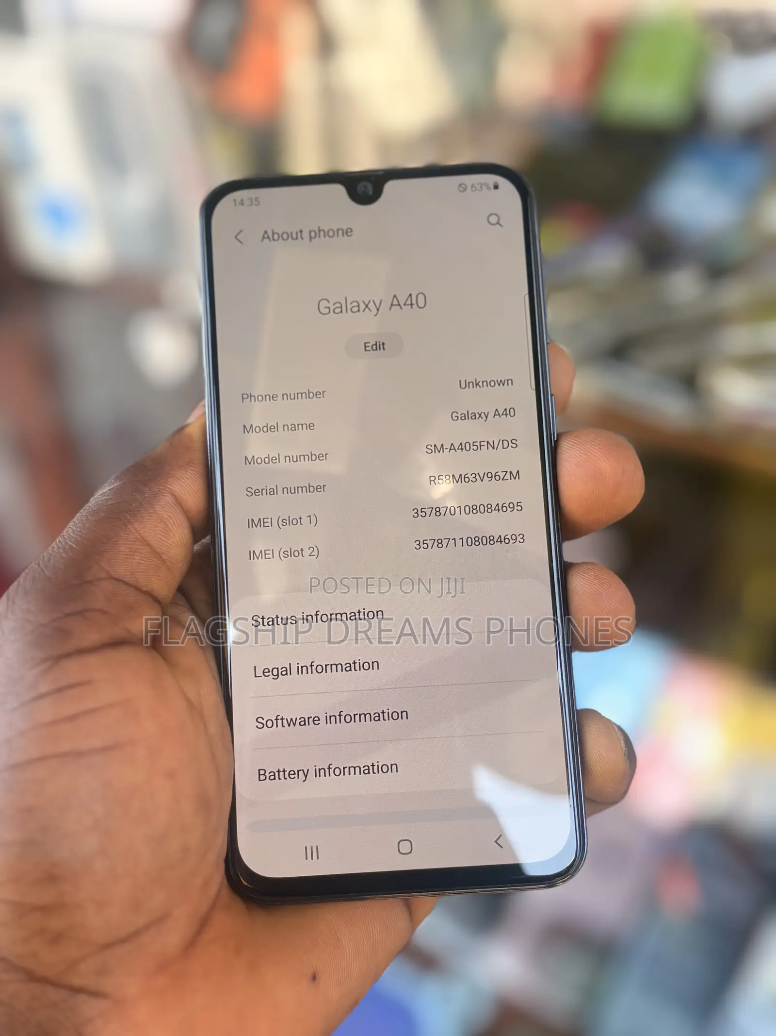 Samsung Galaxy A40 64 GB Blue