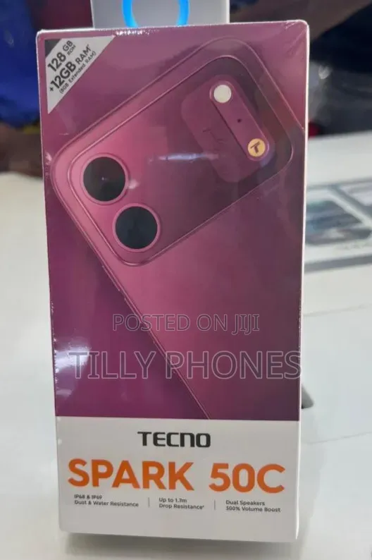New Tecno Spark 50 128 GB Red
