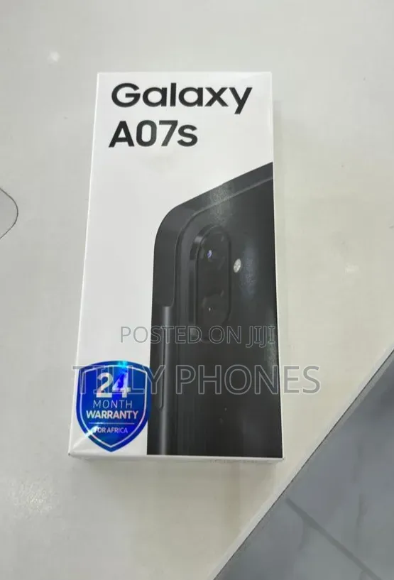 New Samsung Galaxy A07s 64 GB Black