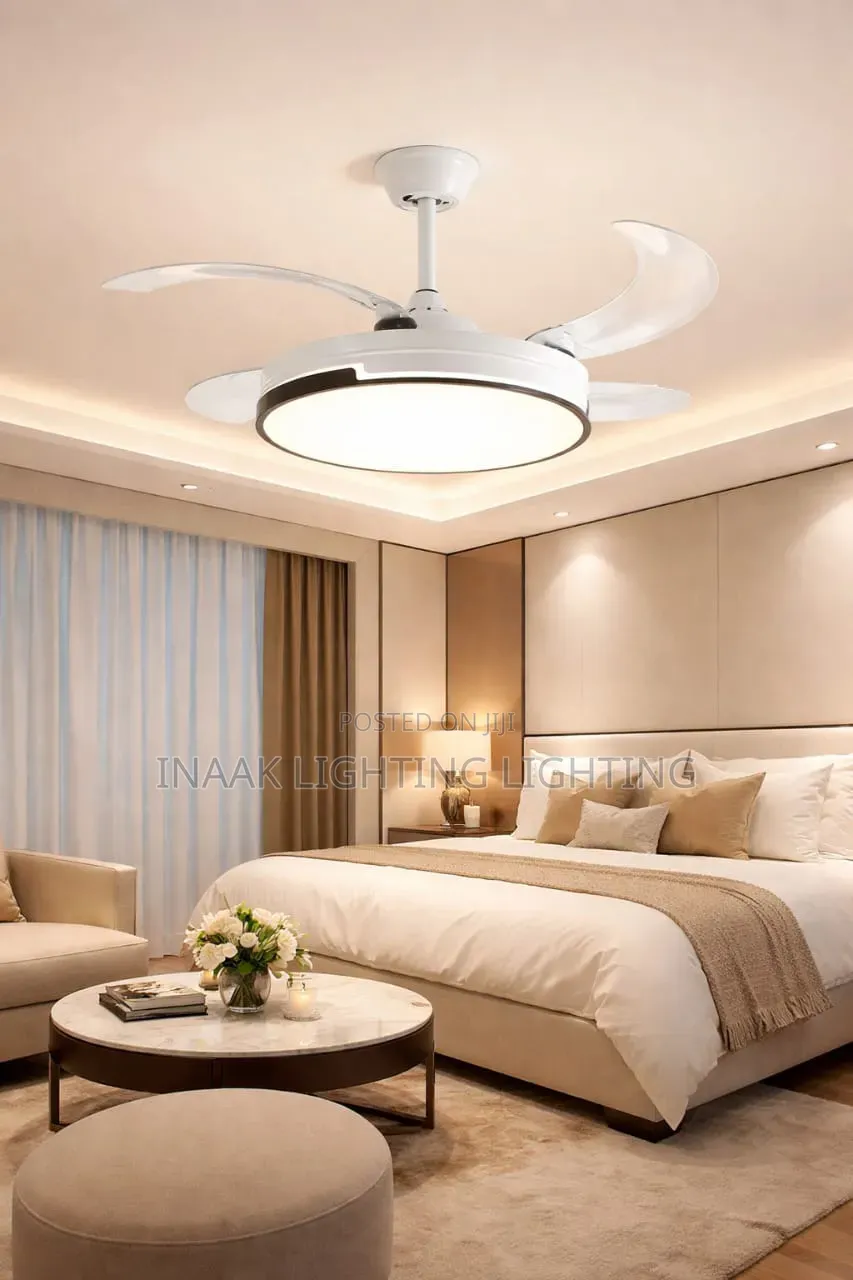 Smart 2 in 1 Retractable Fan Light