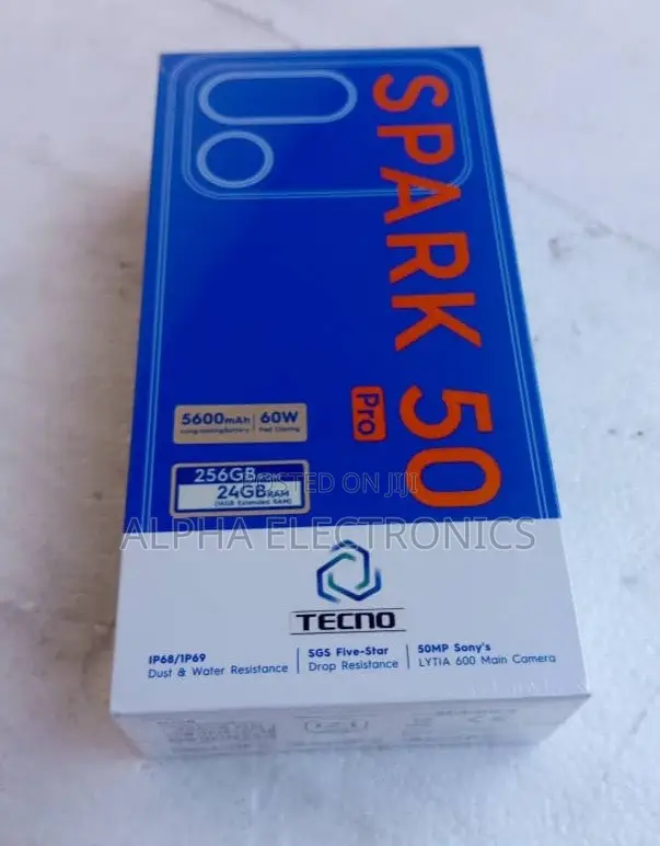New Tecno Spark 50 Pro 256 GB Blue