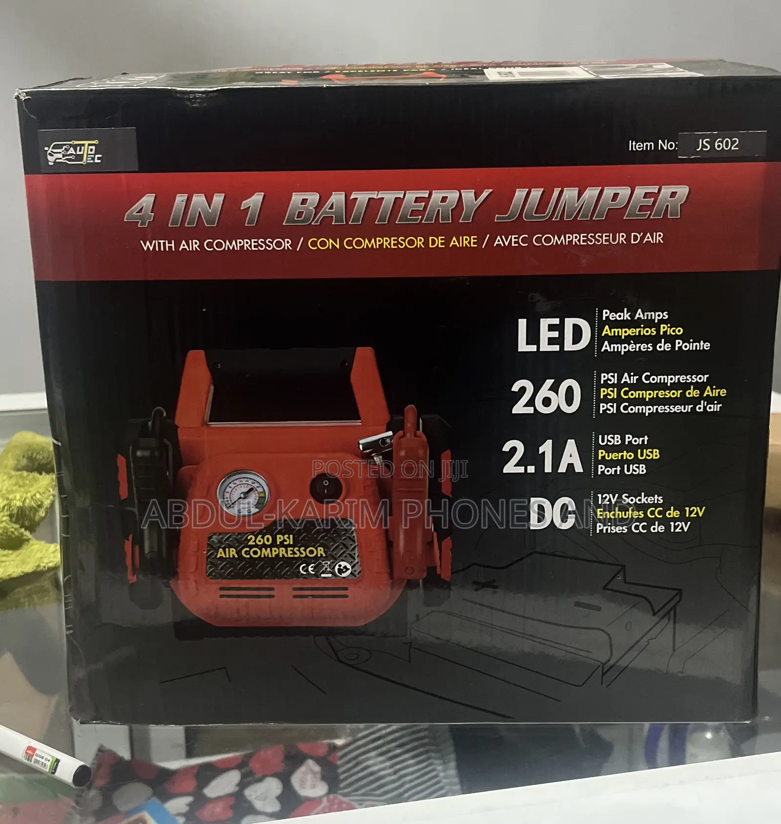 Car Jumper and Air Compressor