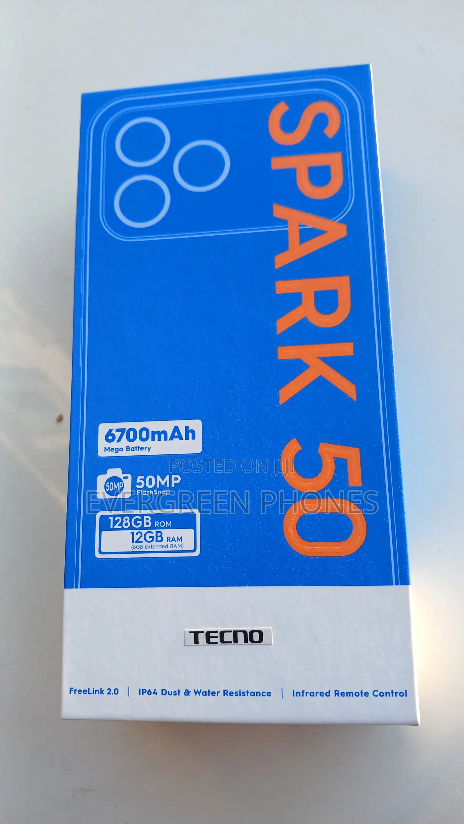 New Tecno Spark 50 128 GB Black