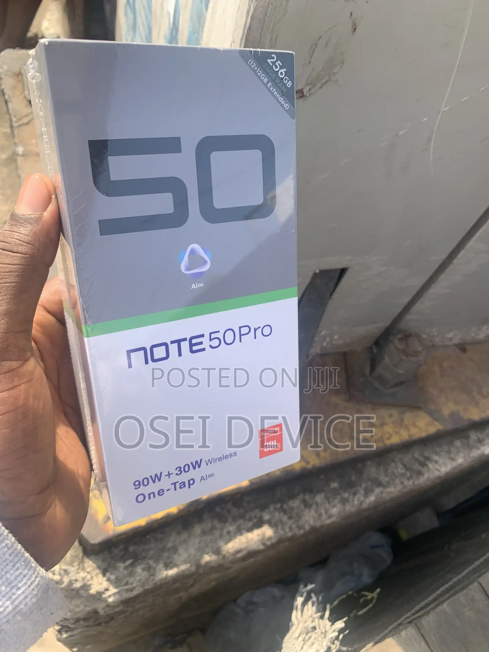 New Infinix Note 50s 256 GB Black
