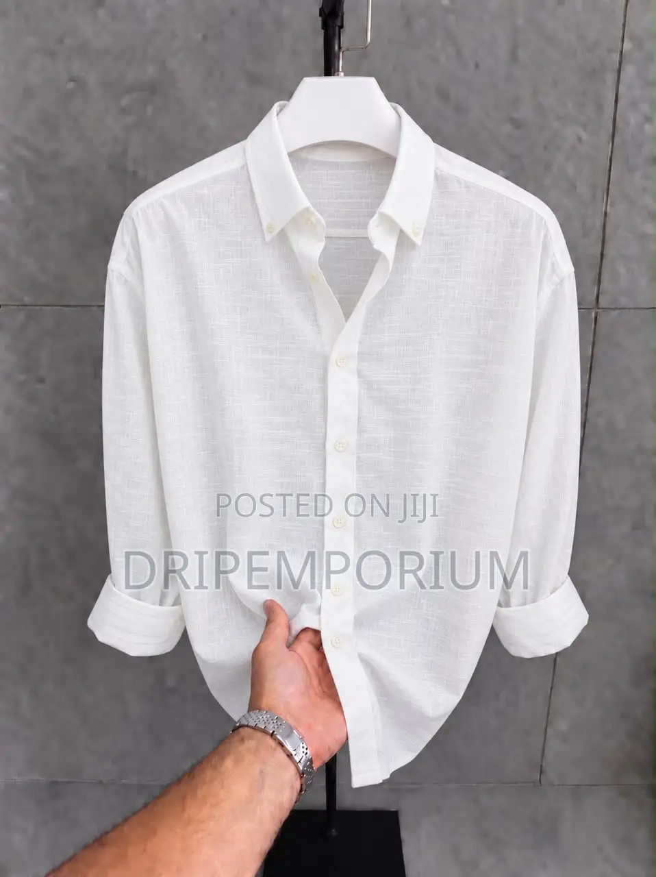 Beige Linen Shirt