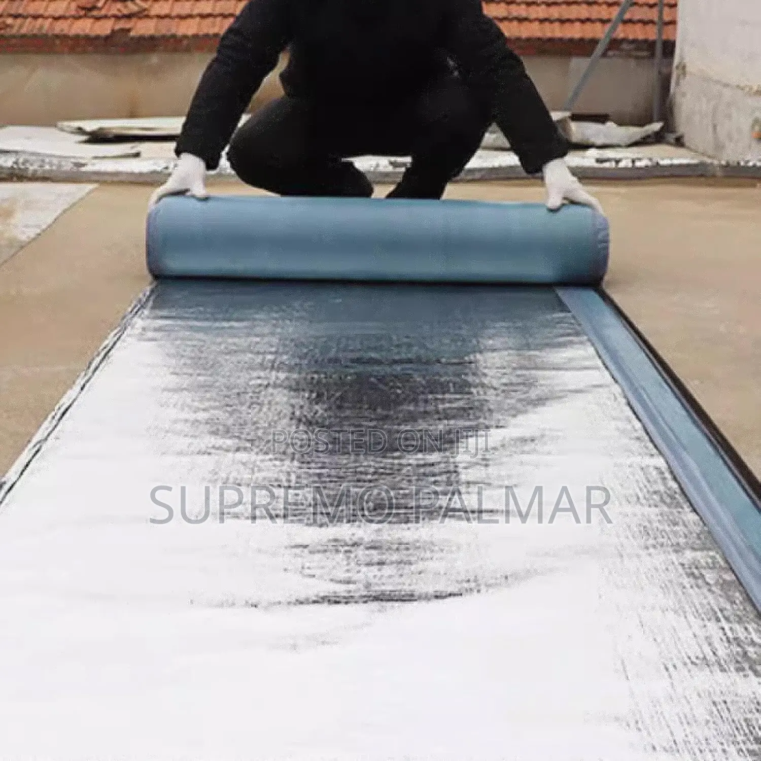 15m Self-Adhesive Waterproof Membrane – Aluminium Foil Bitumen Roll