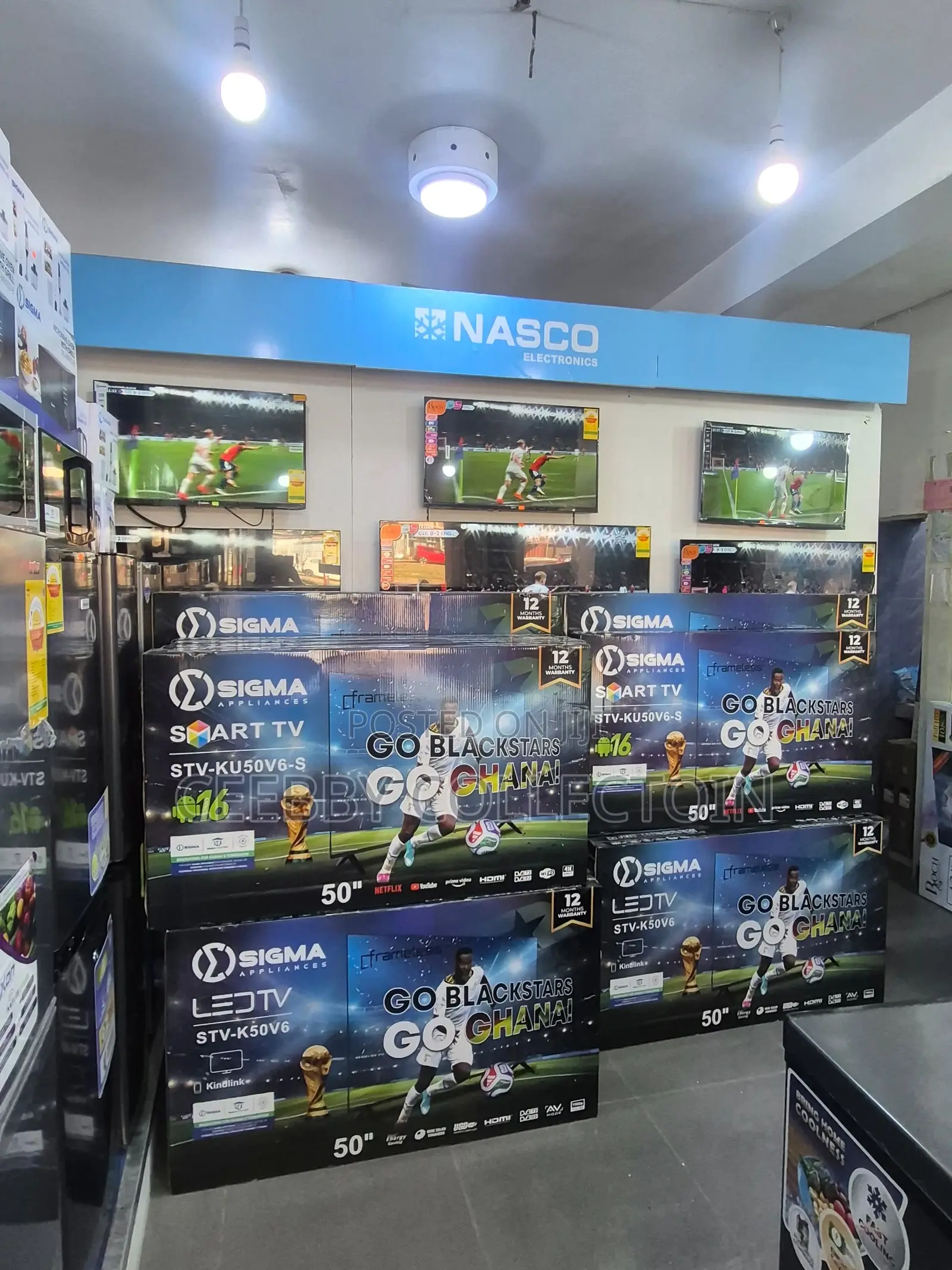 Quality Sigma 50 Inches Smart Android TV 4k Uhd