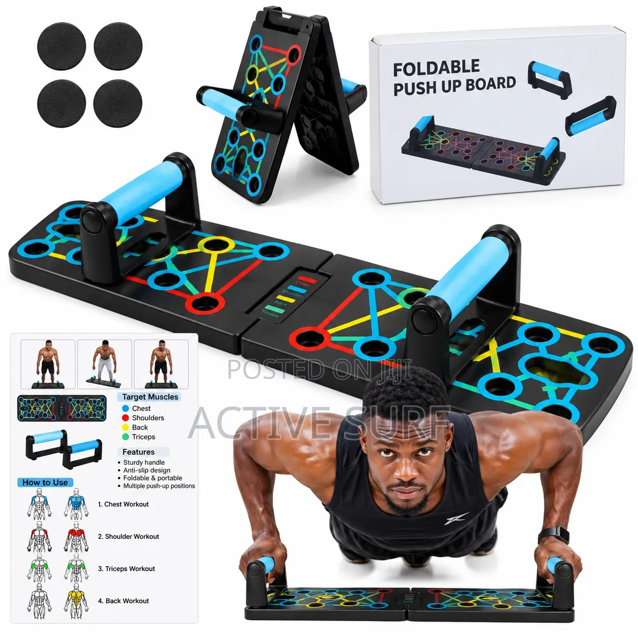 Multi-Function Push-Up Board – Home Workout Equipment