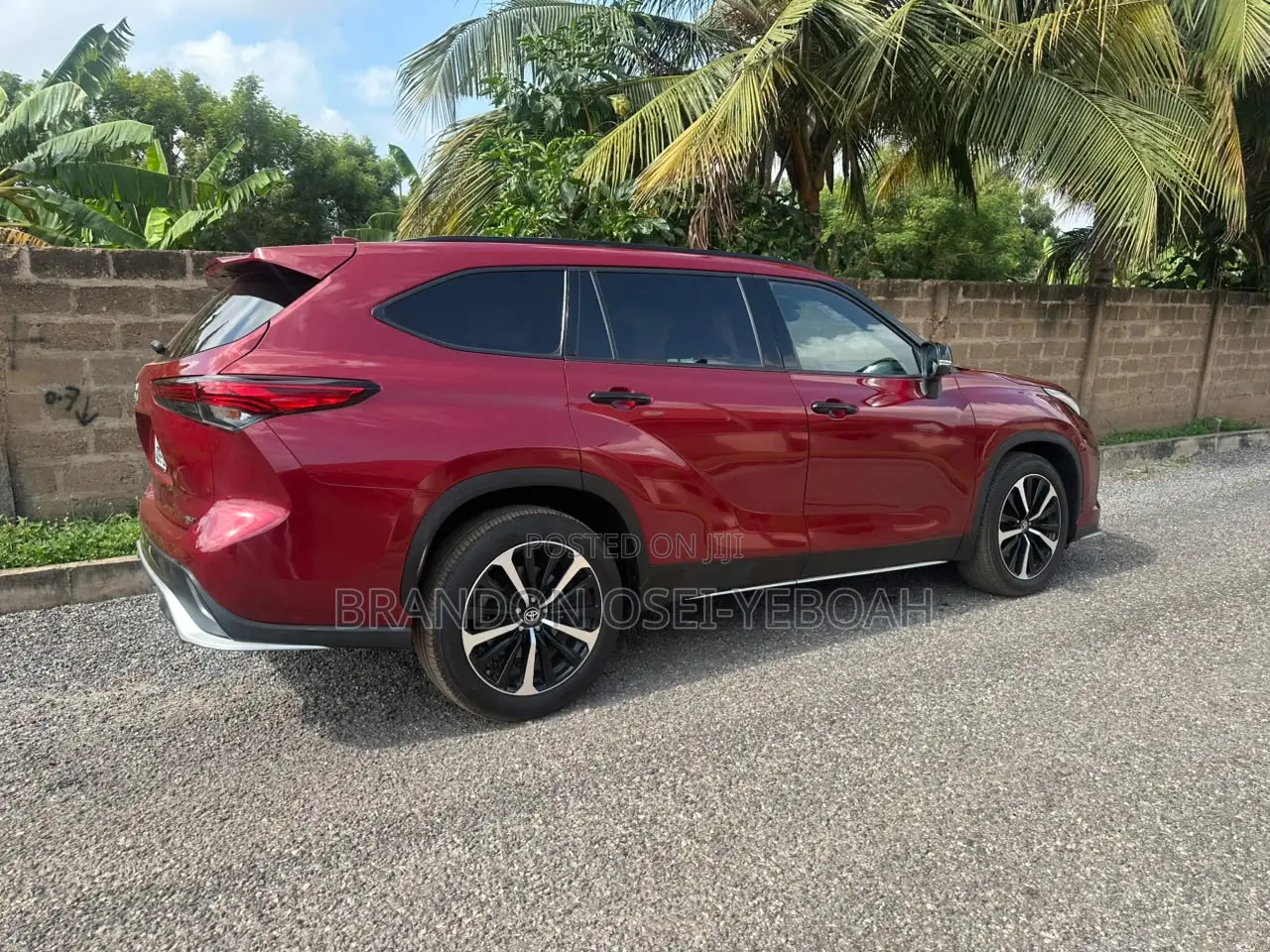 Toyota Highlander 2021 Burgundy