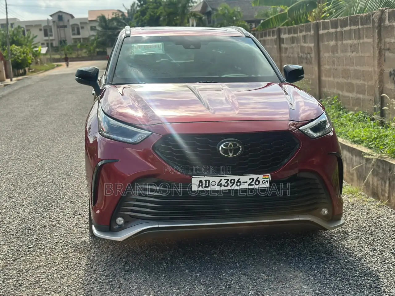 Toyota Highlander 2021 Burgundy