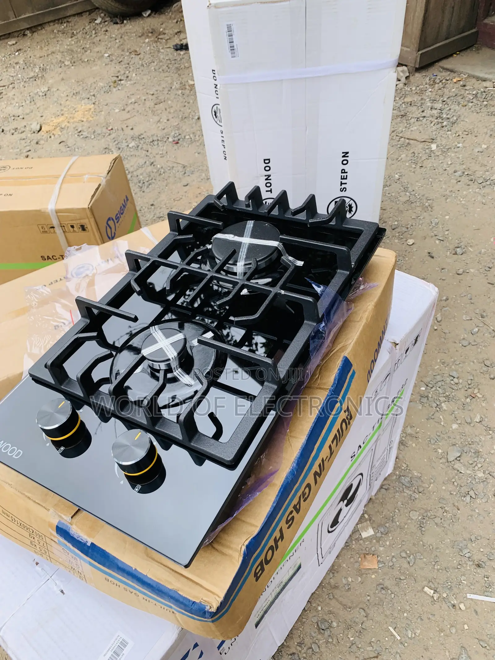 Kenwood KW-903-H 2 Burner Tempered Glass Gas Cooker