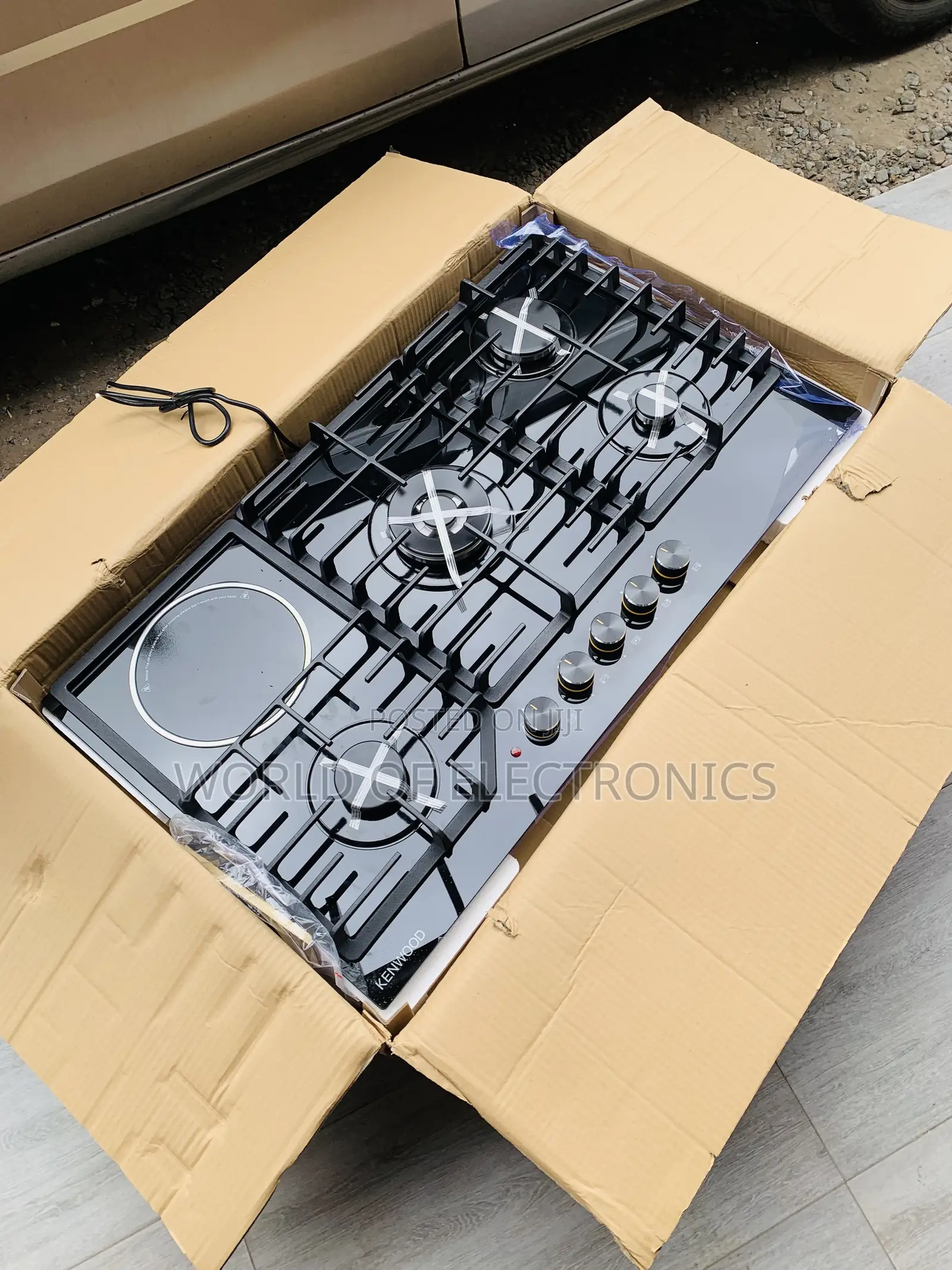 Available Now 90cm 4+1 Ceramic Burner Gas Cooker Hob Built-In