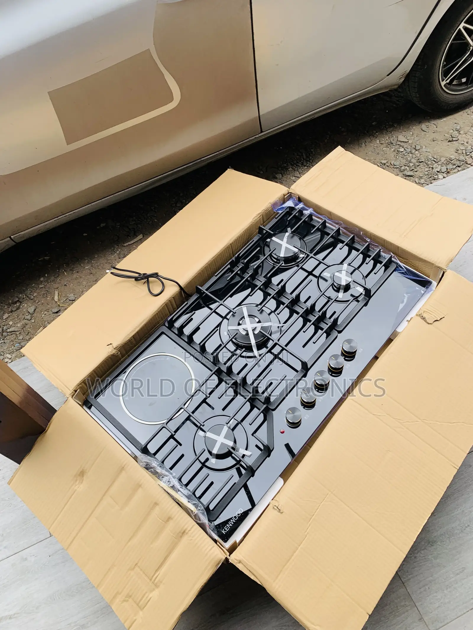 Hot Deals 90cm 4+1 Kenwood Ceramic Burner Gas Cooker Hob Built-In