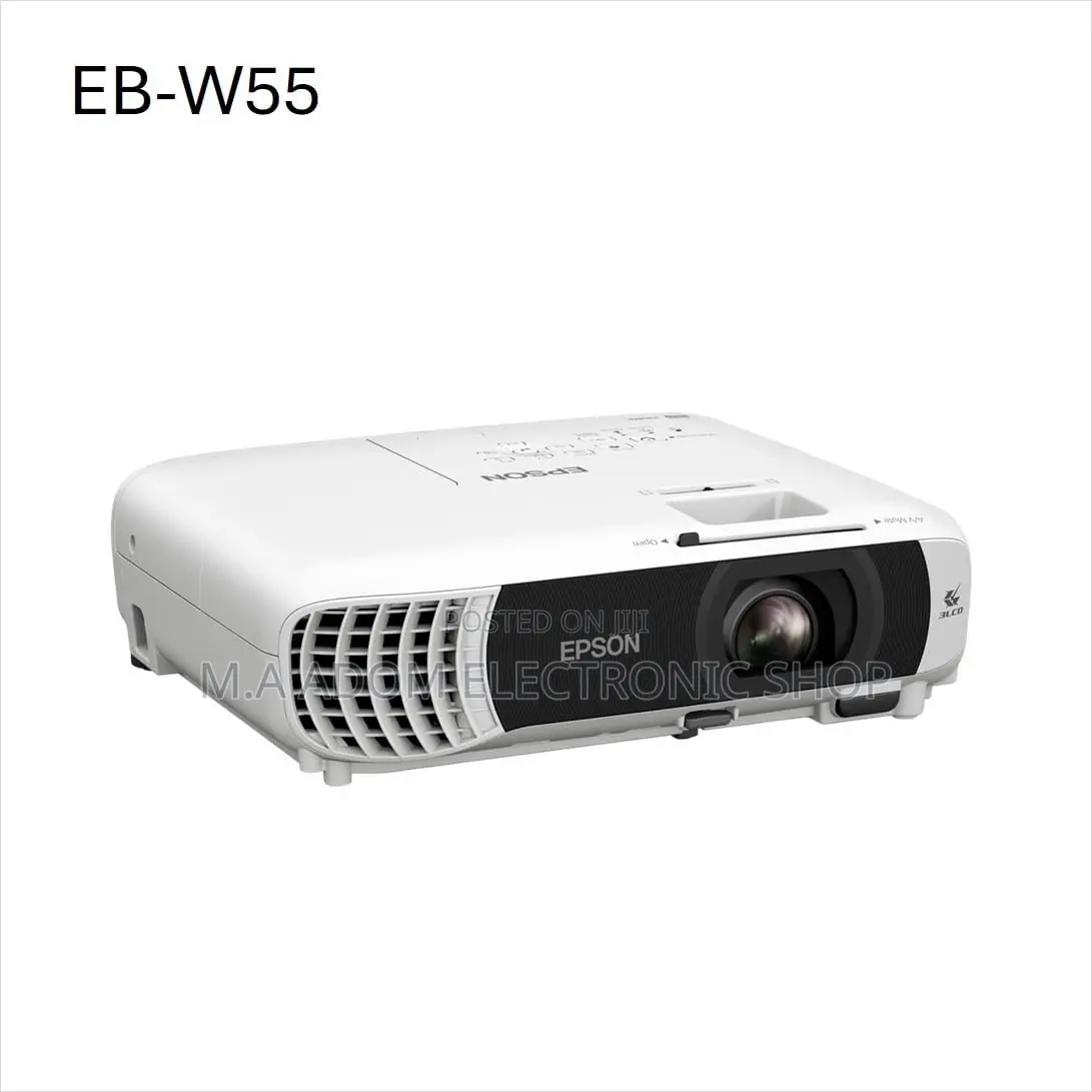 Epson Eb-W55 Bluetooth WiFi Hdmi 4000 Lumen Business & Home Projector