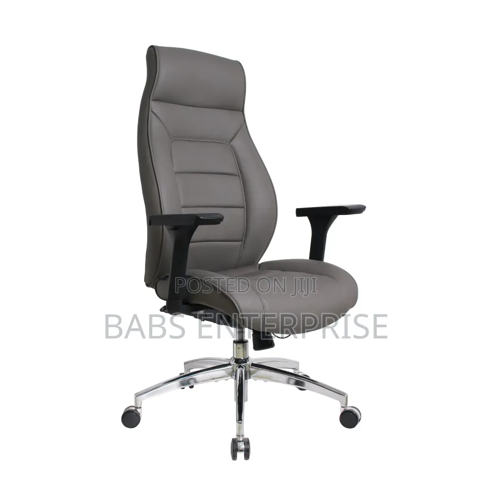 Eldo Leather Injected Foam 3D Armrest Line Seat and Back Chair