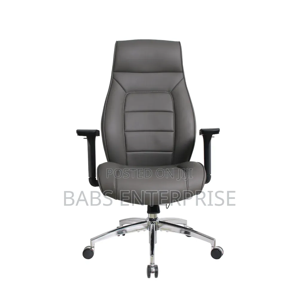 Eldo Leather Injected Foam 3D Armrest Line Seat and Back Chair