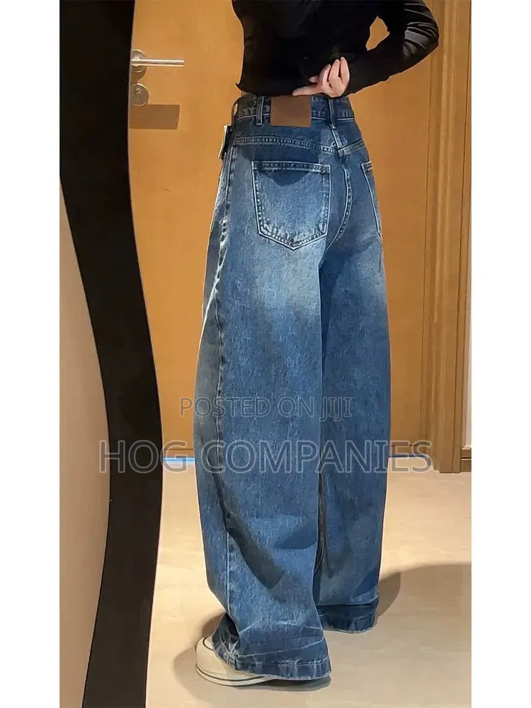 Ladies Baggy Jeans Trousers in Accra - Fast Delivery in 2 Hours