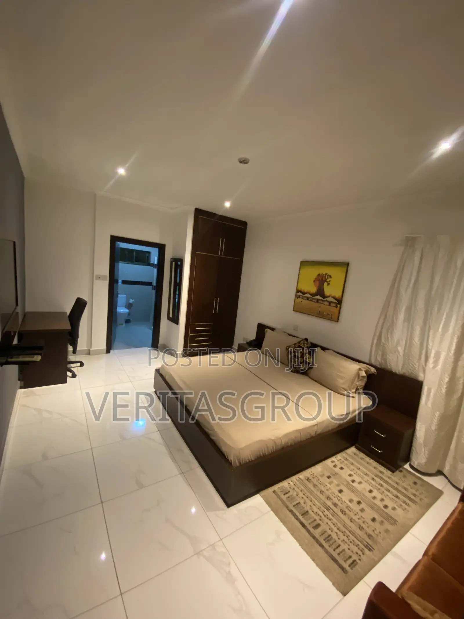 Furnished 1bdrm Apartment in A&C Mall Area for rent