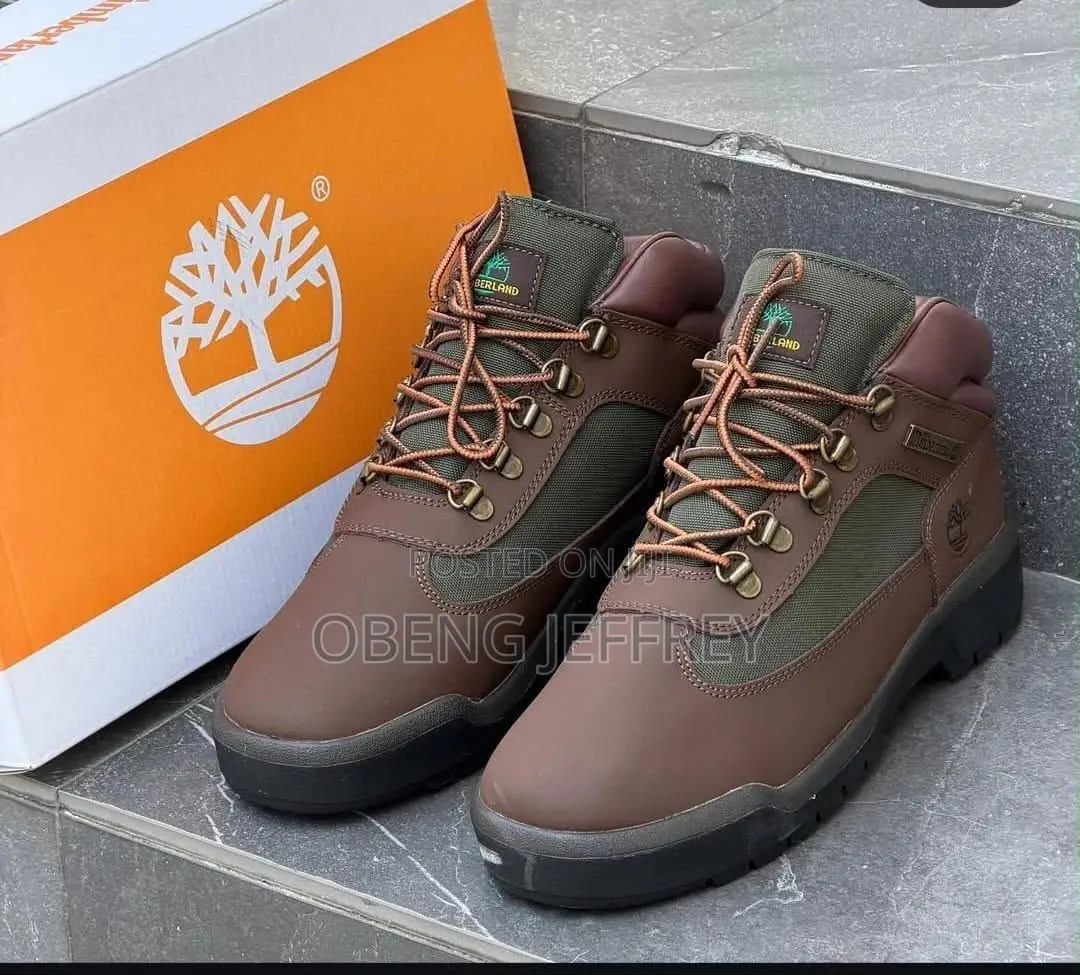 Original Timberland Waterproof Field Boot Coffee N Olive Green