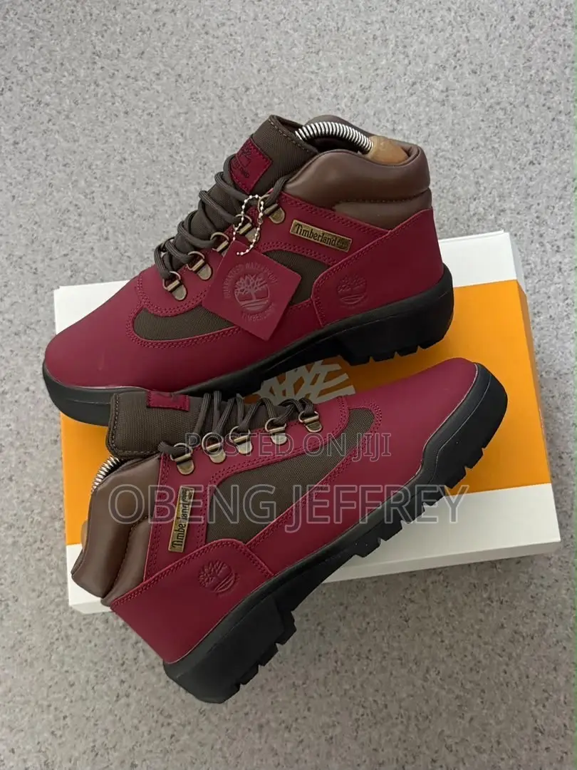 Original Timberland Waterproof Field Boot Burgundy