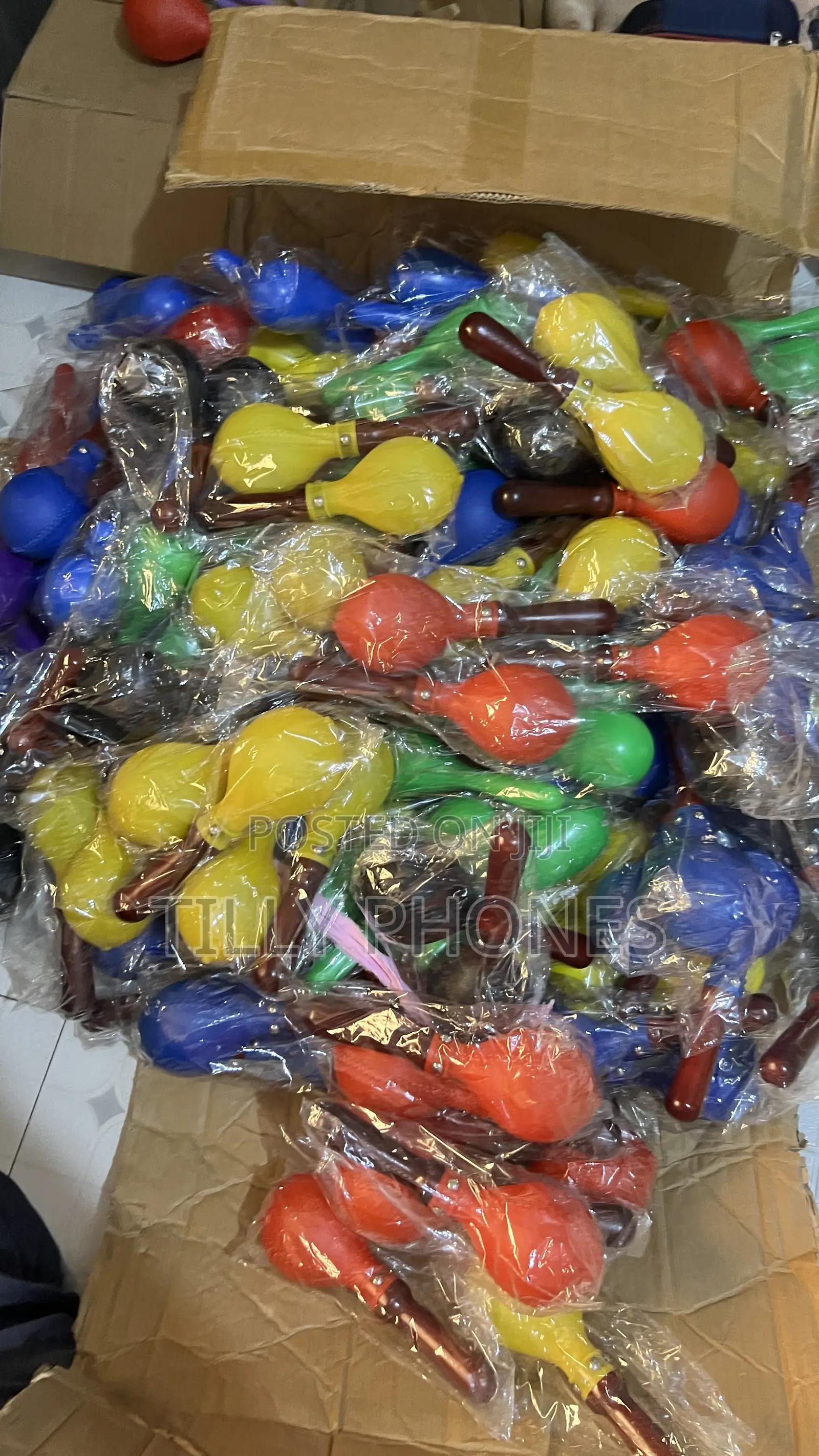 Wooden Handle Maracas