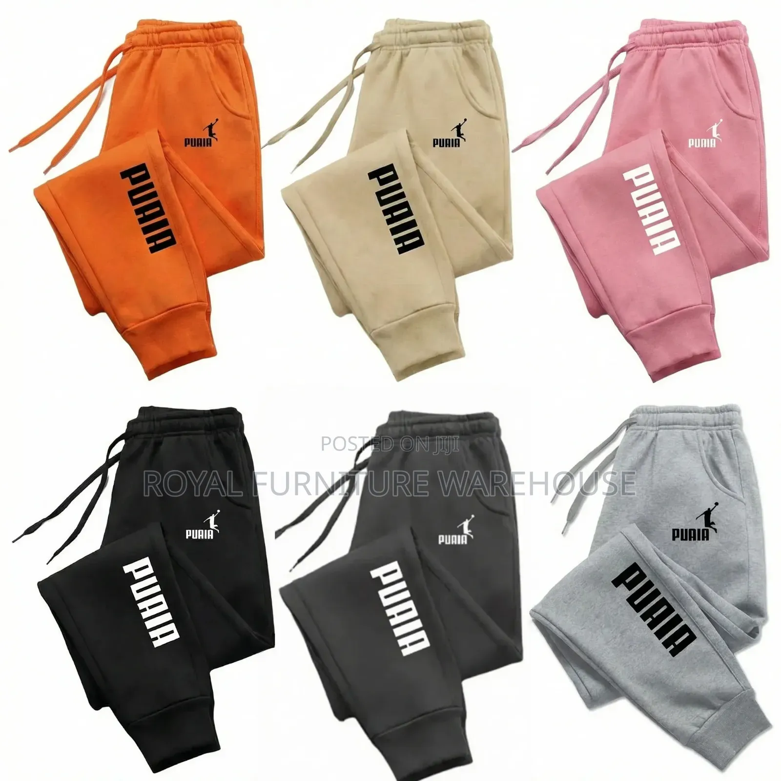 Casual Athletic Sweatpants and Joggers Featuring Various Brand Logos