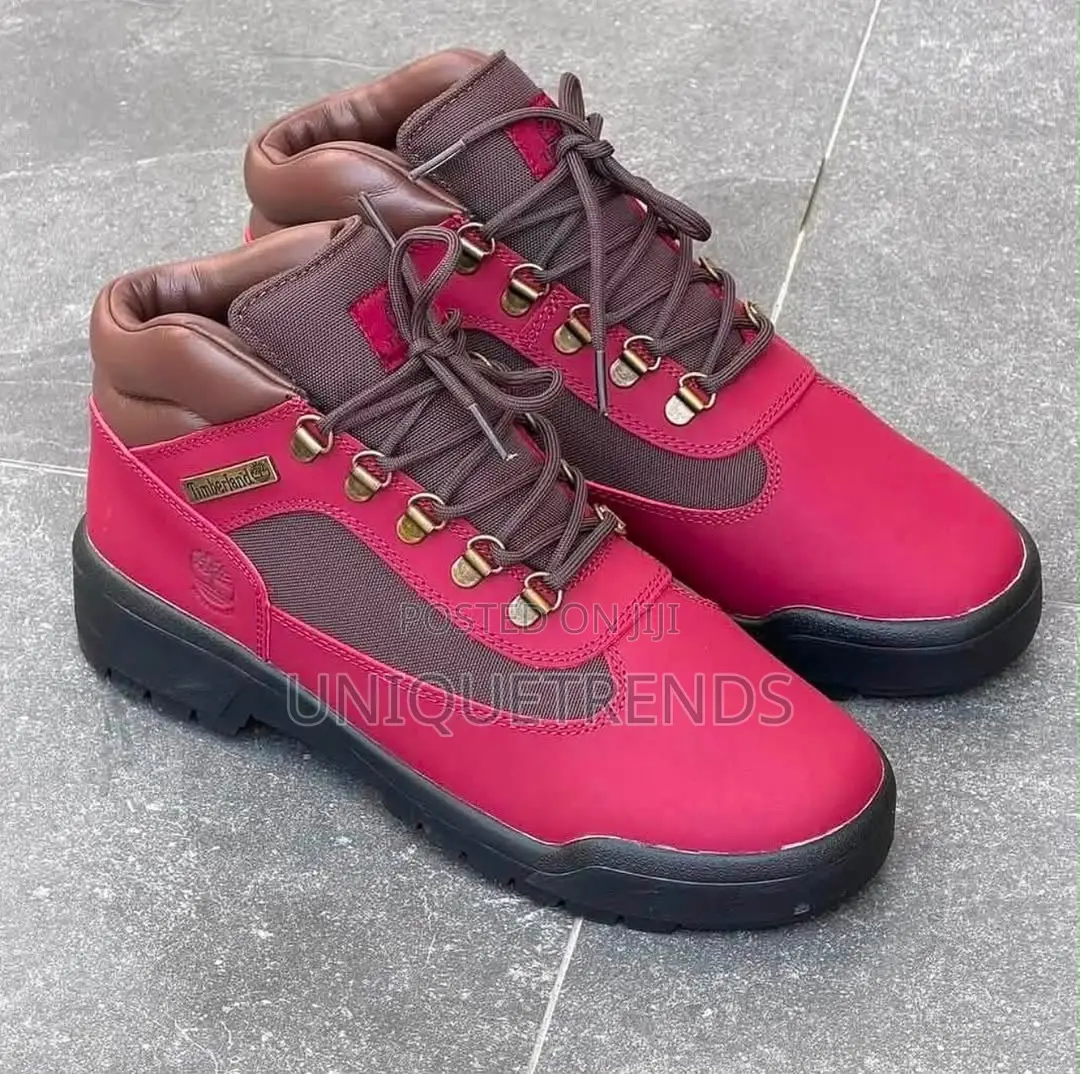 TIMBERLAND Waterproof Gore-Tex Field Boot Mid (Burgundy)