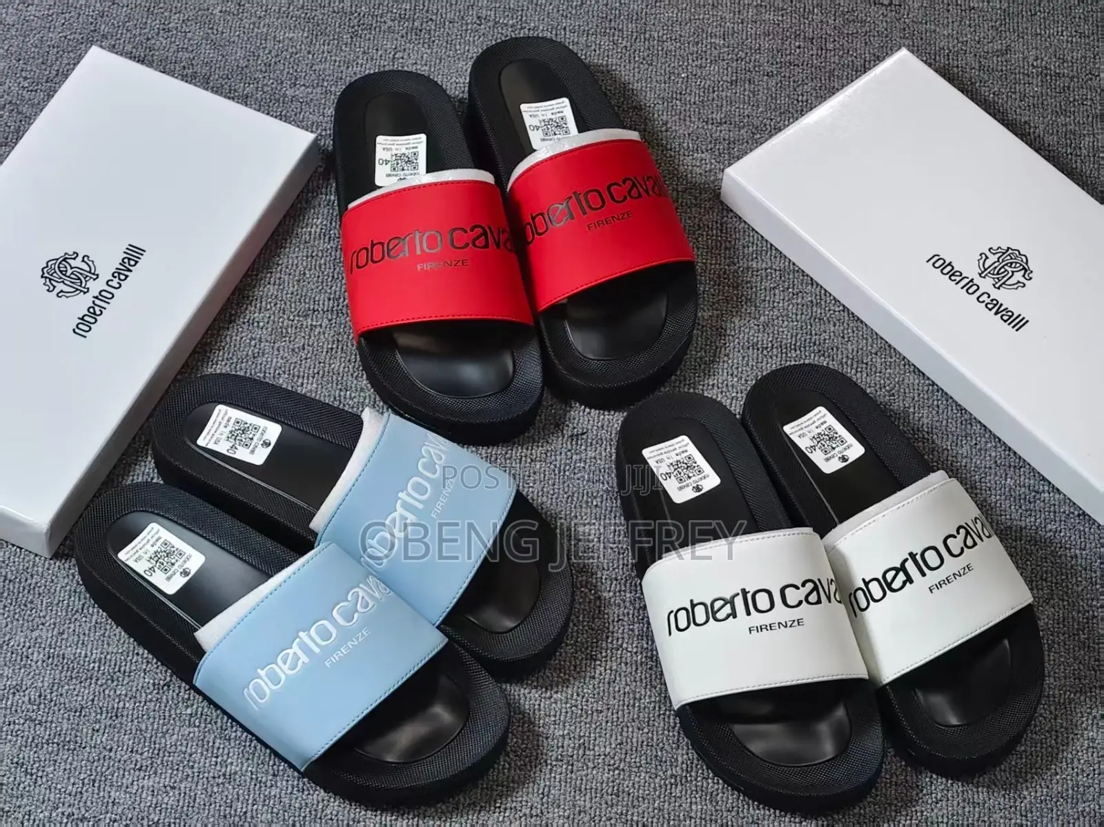 Original Roberto Cavalli Slides in Colours