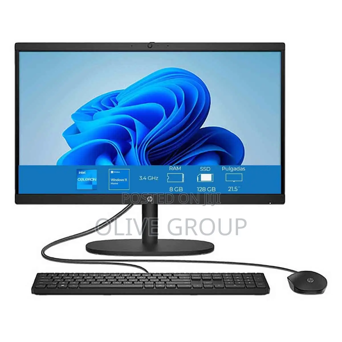 New HP 200 G4 22 All-in-One 8GB Intel Core i3 SSD 512GB
