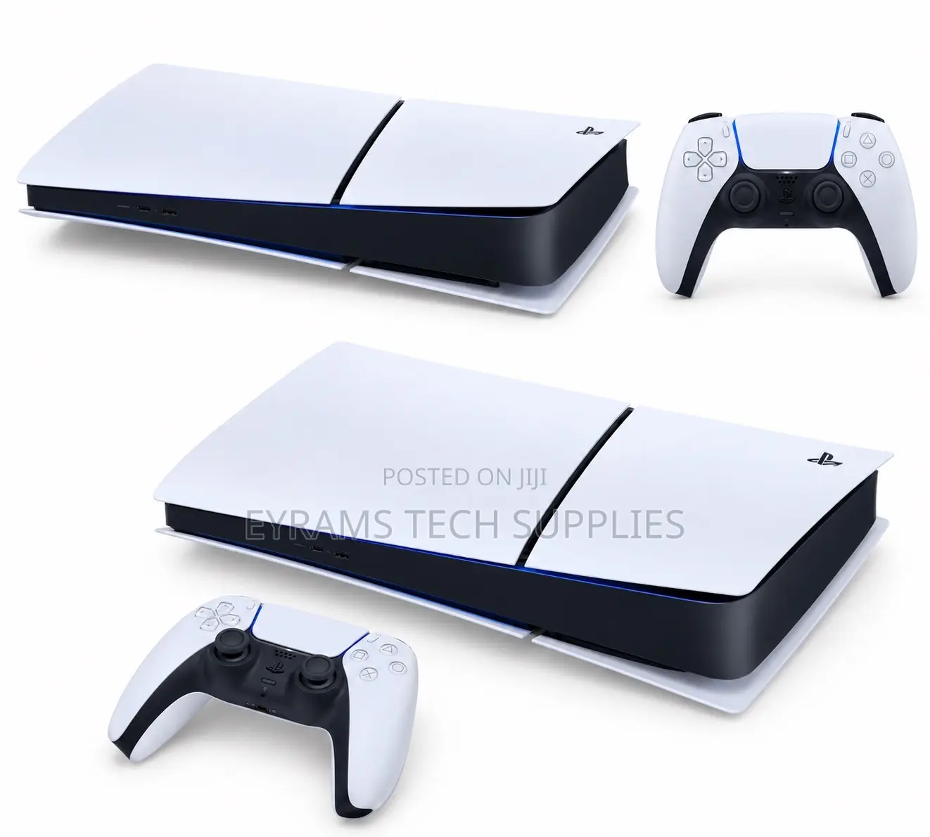 Sony PlayStation 5 PS5 Slim Disc Edition 1TB Console + Controller