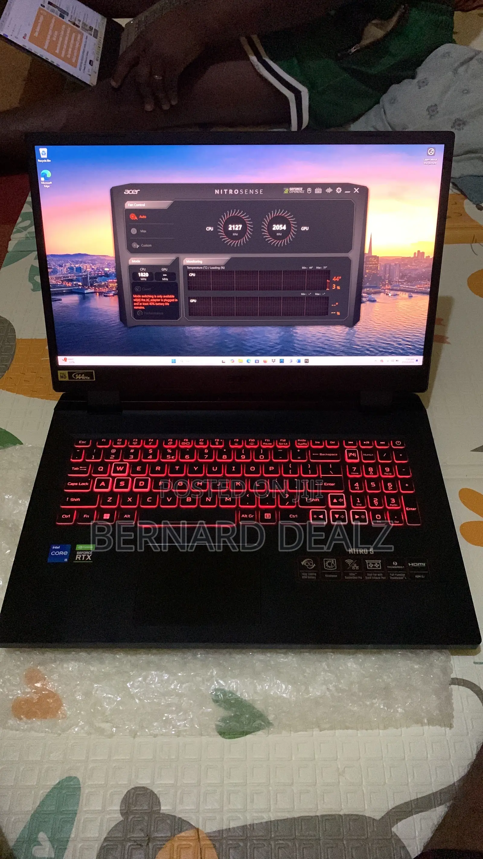 Laptop Acer Nitro 5 16GB Intel Core i5 HDD+SSD 512GB