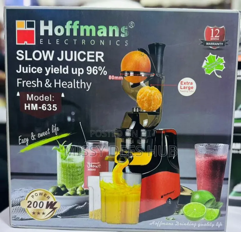 Hoffmans Slow Juicer Model HM-635