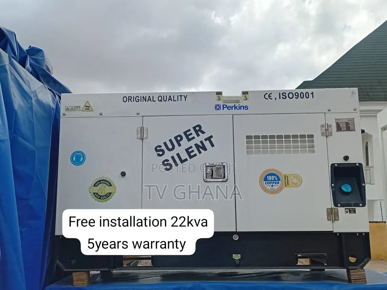 Backup Power
Heavy Duty Perkins 22kVA Generator – Efficient 22kva