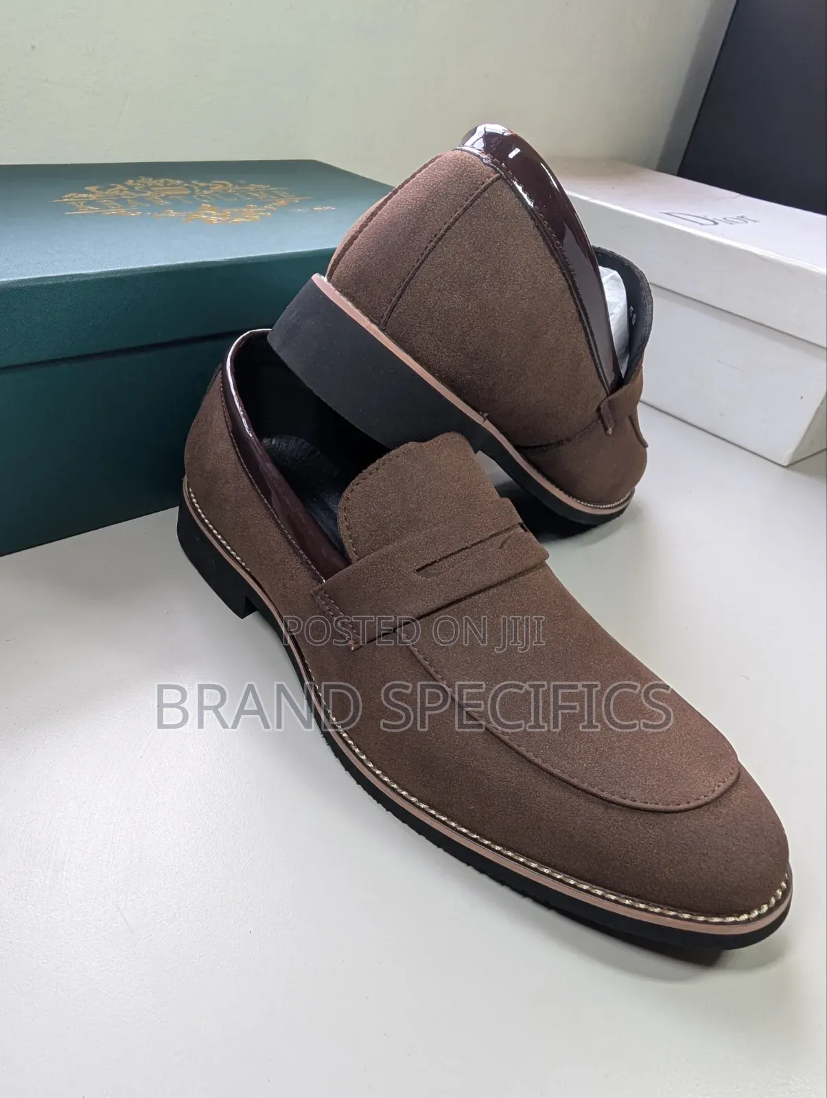 Brown Suede Loafers for Men | Office, Church & Events
