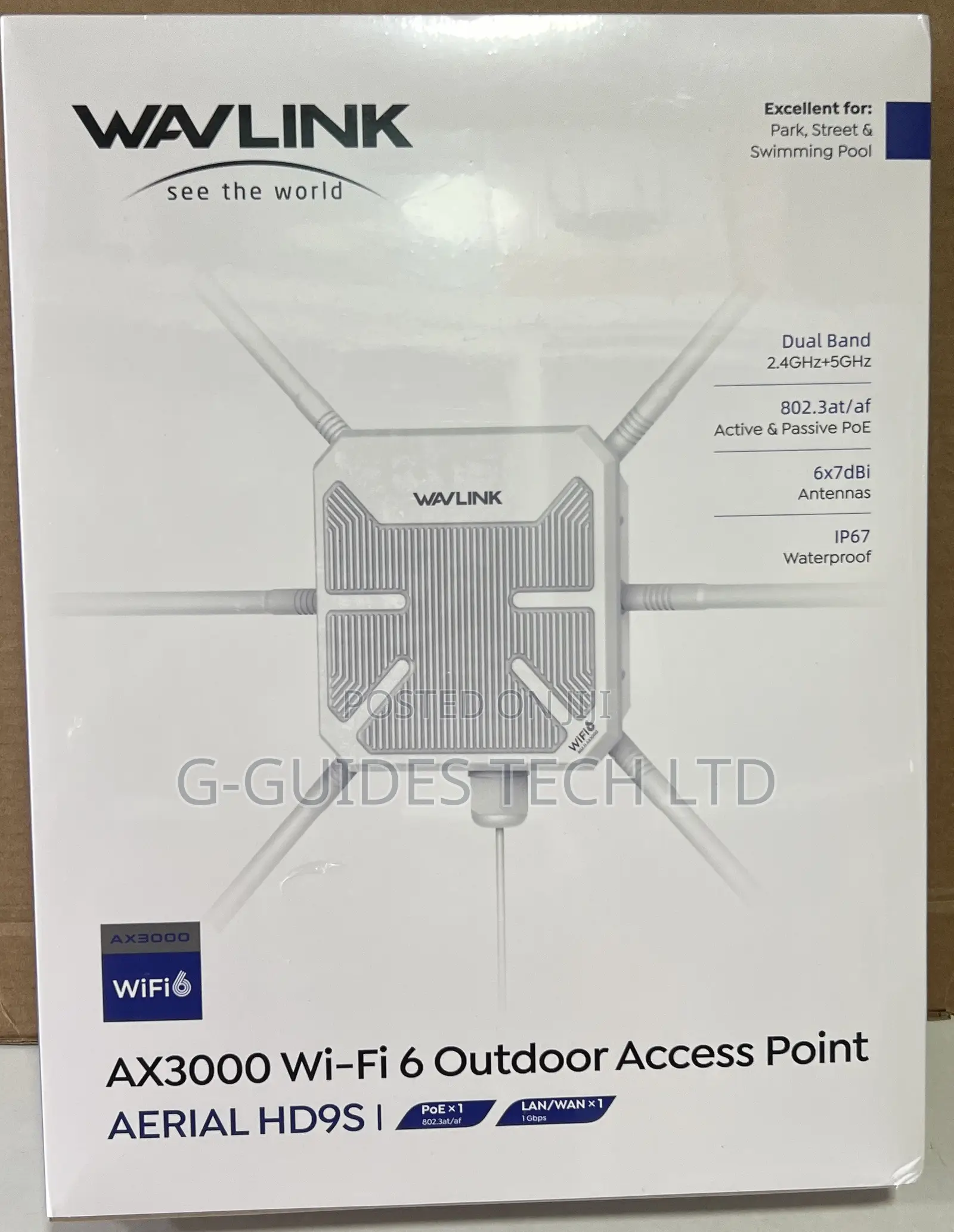 Wavlink AX3000 Wi-Fi 6 Outdoor Access Point (AERIAL HD9S)