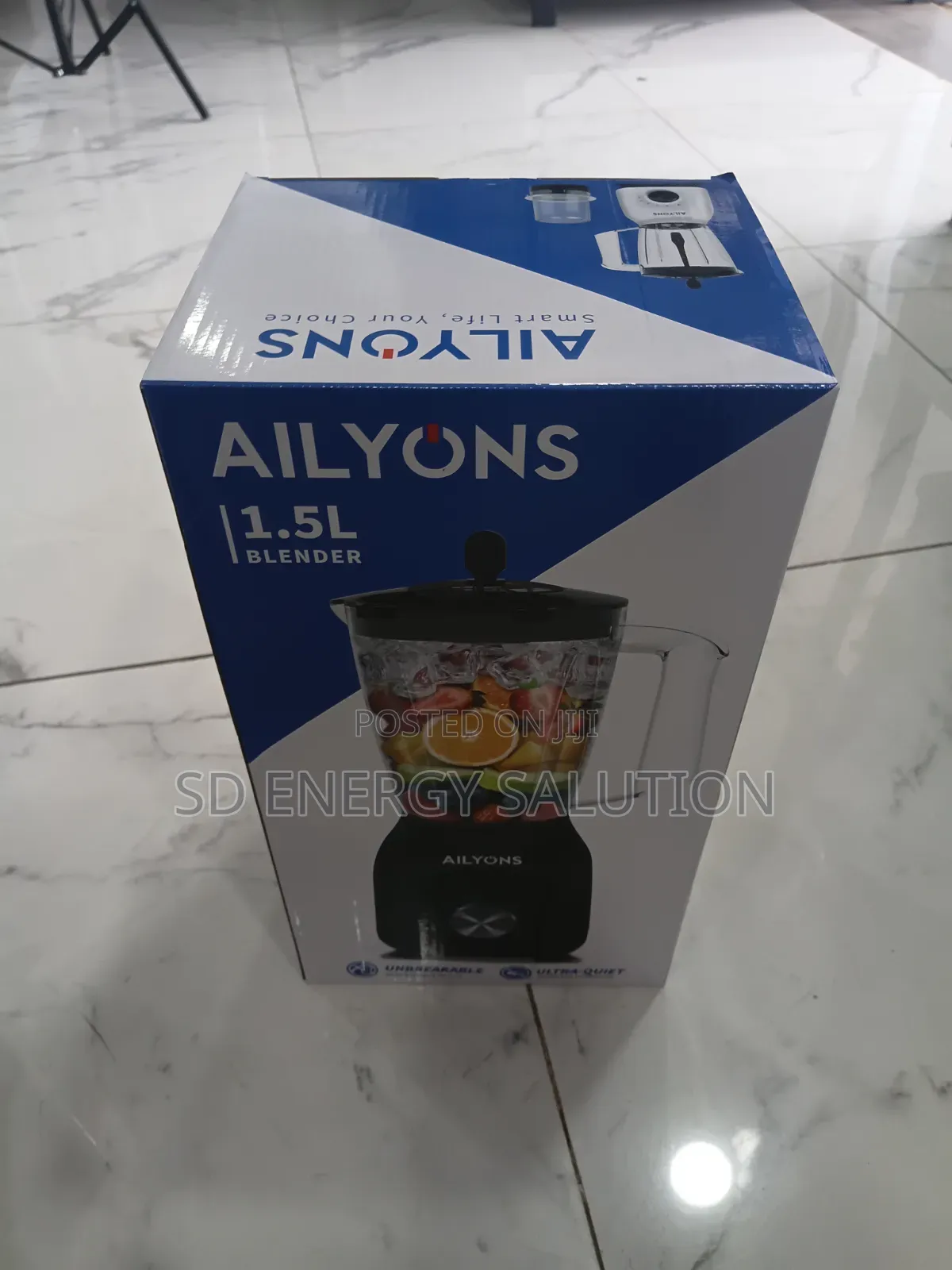 Ailyons 1.5L 2 in 1Blender With Grinder 350W