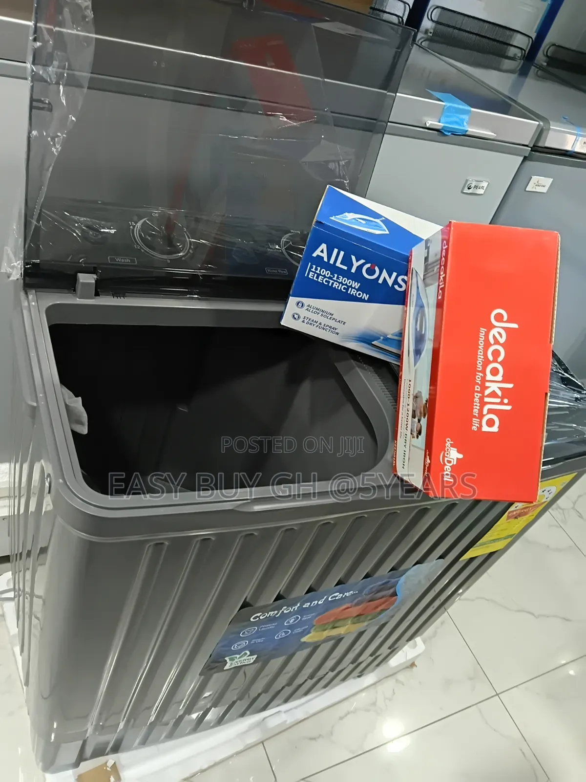Asano 8kg Automatic Washing Machine for Home Use Plus Free Iron